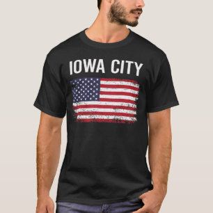 T-shirt Drapeau américain Iowa