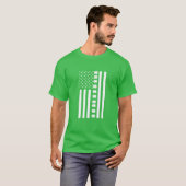 T-shirt Drapeau américain Jour de la Saint Patrick 2022 A (Devant entier)