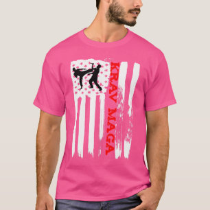 T-shirt Drapeau américain Kagermaga Mixed martial art Tshi