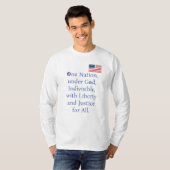 T-shirt Drapeau Américain/La Promesse (Devant entier)