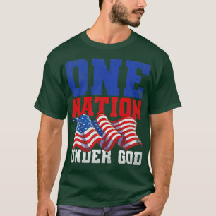 T-shirt Drapeau américain Lover Liberty Patriotique US 4e