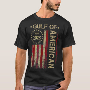 T-shirt Drapeau Américain M Du Golfe De L'Amérique Est 202