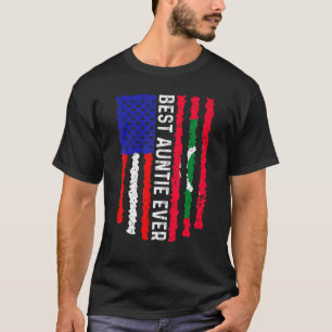 T-shirt Drapeau américain Maldives Drapeau meilleure fille