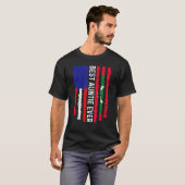 T-shirt Drapeau américain Maldives Drapeau meilleure fille (Devant entier)