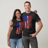 T-shirt Drapeau américain Maldives Drapeau meilleure fille (Unisexe)