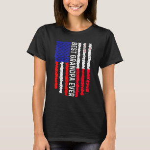T-shirt Drapeau américain Malte Drapeau Meilleure famille