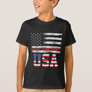 T-shirt Drapeau américain marteau 4 juillet 1776 Liberté I