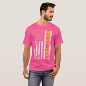 T-shirt Drapeau américain Muay Thai (Devant entier)