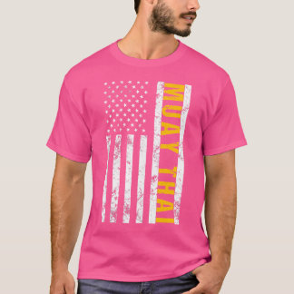 T-shirt Drapeau américain Muay Thai