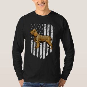 T-shirt Drapeau Américain Noir Blanc Boykin Spaniel 4 Juil