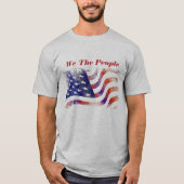 T-shirt Drapeau américain, nous le peuple (Devant)
