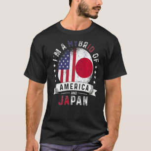 T-shirt Drapeau américain Patriot Japon Japonais Américain