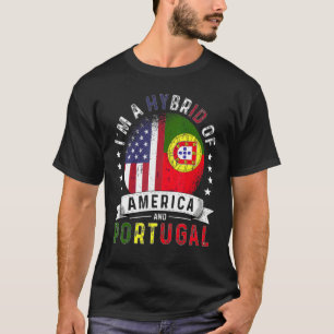 T-shirt Drapeau américain Patriot Portugal Portugais