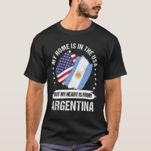 T-shirt Drapeau américain patriote argentin, Etats-Unis, v