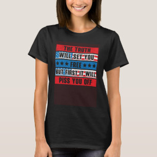 T-shirt Drapeau américain Patriotic America 4 juillet Amér