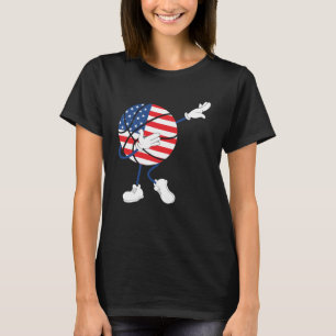 T-shirt Drapeau américain Patriotic America 4 juillet Bask