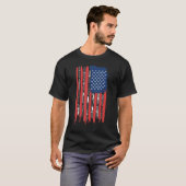 T-shirt Drapeau américain Patriotic Knife Collector (Devant entier)