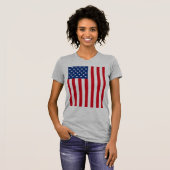 T-shirt Drapeau américain patriotique (Devant entier)