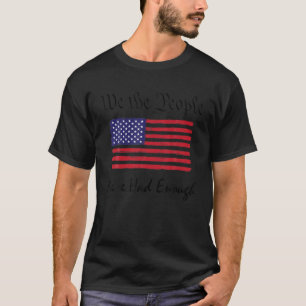 T-shirt Drapeau Américain Patriotique 1776 Nous Le Peuple