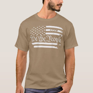 T-shirt Drapeau Américain Patriotique 1776 We The People U