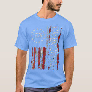 T-shirt Drapeau Américain Patriotique 1776 We The People U