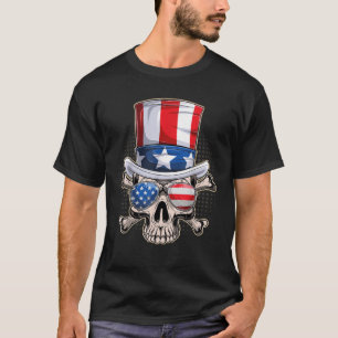 T-shirt Drapeau américain Patriotique 4 juillet Drapeau am