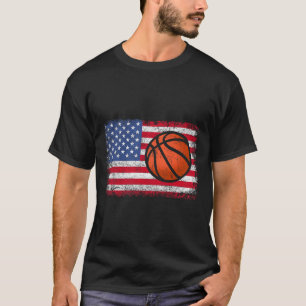 T-shirt Drapeau américain patriotique Bysketbyll 4 juillet