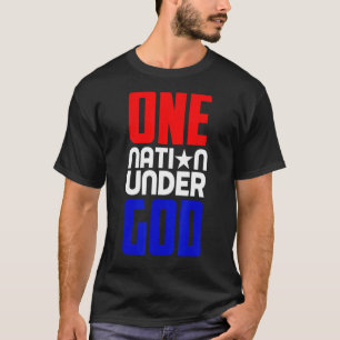 T-shirt Drapeau américain patriotique Christian US 4 juill