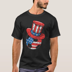 T-shirt Drapeau américain patriotique Hommes garçons 4 jui