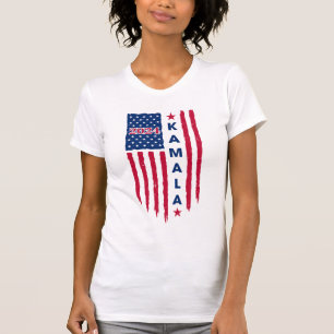 T-shirt Drapeau américain patriotique Kamala Harris 2024