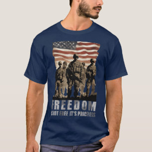 T-shirt Drapeau américain patriotique La liberté n'est pas