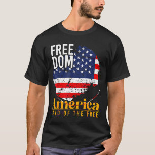 T-shirt Drapeau américain patriotique - liberté - fierté