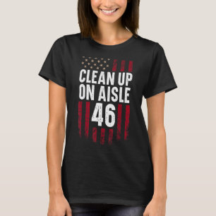 T-shirt Drapeau Américain Patriotique Vintage Usa Nettoyag