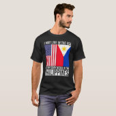 T-shirt Drapeau américain Phili (Devant entier)
