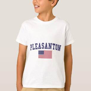 T-shirt Drapeau américain Pleasanton