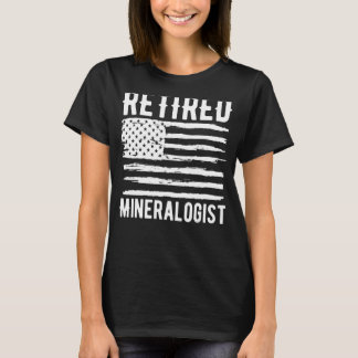 T-shirt Drapeau américain - Profession minéralogique à la 