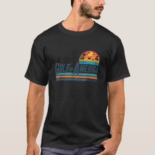 T-shirt Drapeau Américain Retro Golfe Des USA Est 2025 G