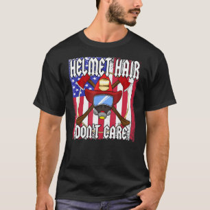 T-shirt Drapeau américain rétrograde Pompier retraité Fier