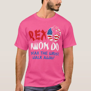 T-shirt Drapeau américain Rex Kwon Do Taekwondo Martial Ar