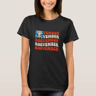 T-shirt Drapeau américain Roevember Féminisme 1973 Pro Cho