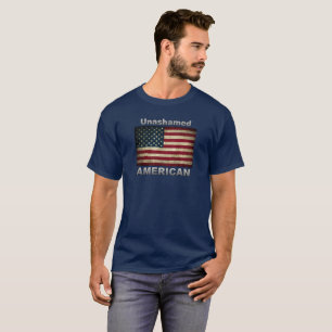 T-shirt Drapeau AMÉRICAIN sans honte