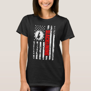 T-shirt Drapeau américain Sports Patriotique Abattage