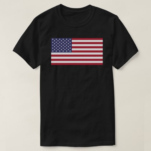 T-shirt drapeau américain Sticker (Design devant)