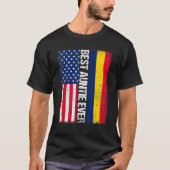 T-shirt Drapeau américain Tchad Drapeau meilleure fille ja (Devant)