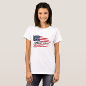 T-shirt Drapeau américain Trump 2024 (Devant entier)