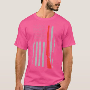 T-shirt Drapeau américain Turquie Chasseur Plage de tir