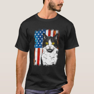 T-shirt Drapeau américain Tuxedo 4 juillet Felle