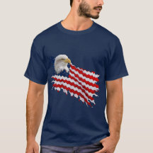 T-Shirt Drapeau Américain USA États-Unis d'Amériqu