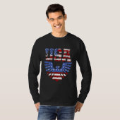 T-shirt Drapeau américain Usa Patriotic Eagle 4 juillet (Devant entier)