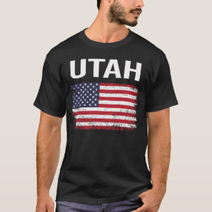 T-shirt Drapeau américain Utah